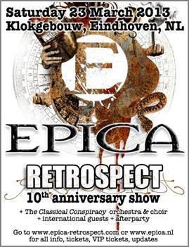 EPICA: Online Livestream der â€œRetrospectâ€ Show angekÃ¼ndigt