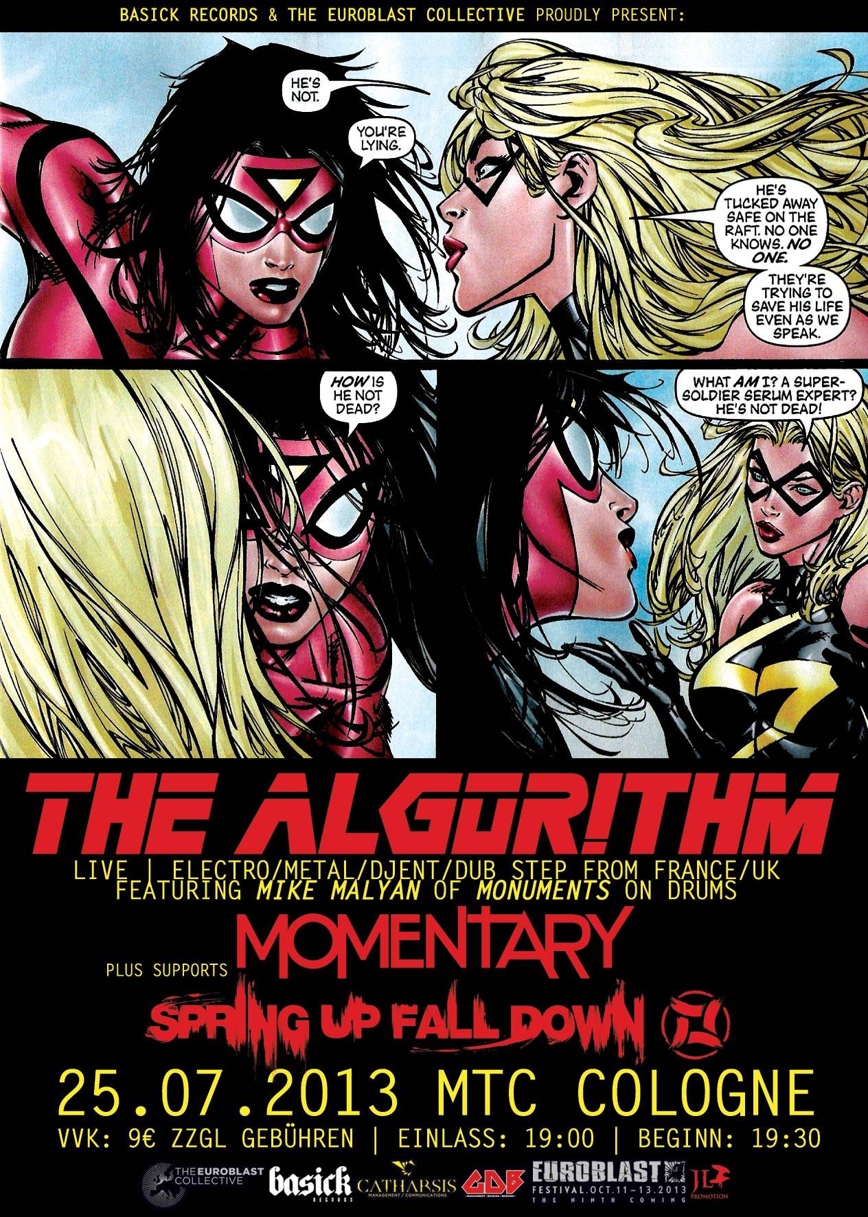 THE ALGORITHM am 25.07.2013, MTC, KÃ–LN