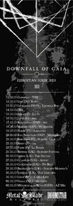 DOWNFALL OF GAIA bestÃ¤tigen weitere Dates ihrer Europa Tour!