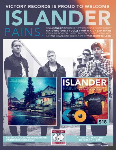 VICTORY RECORDS WECLOMES ISLANDER