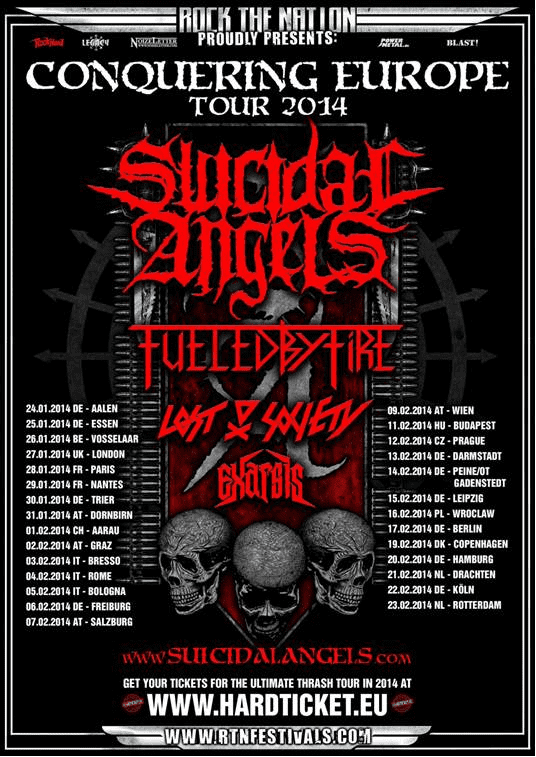 LOST SOCIETY â€“ Europa Tour mit Suicidal Angels & Fueled By Fire