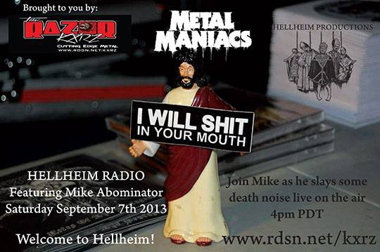 GRAVEHILL’s Mike Abominator Returns To The Airwaves  with Hellheim Radio!!