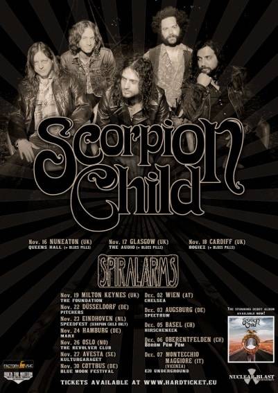 scorpion child – headliner tour