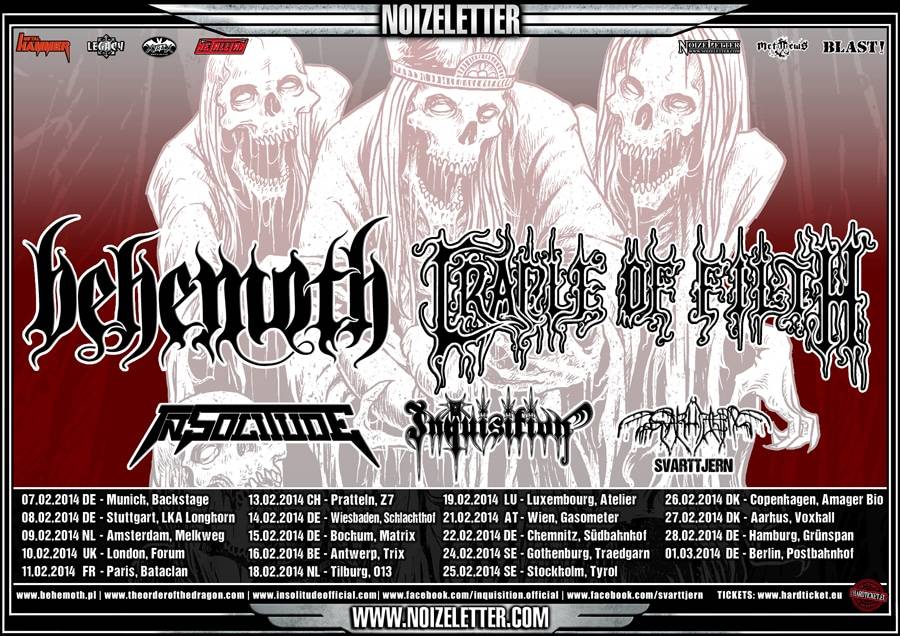 in solitude – 2014 auf tour mit behemoth