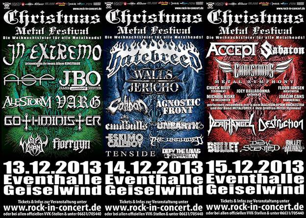 CHRISTMAS METAL FESTIVAL 2013