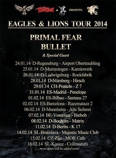 BULLET â€“ Full Pull durch Europa 2014!