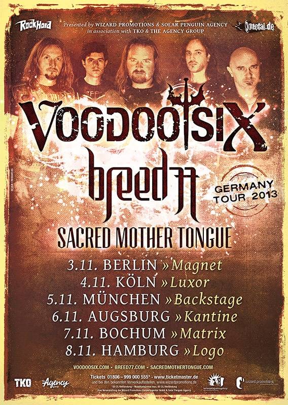 BREED77 supporten Voodoo Six.