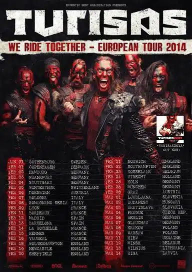 turisas – headlinertour durch europa