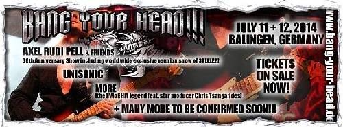 BANG YOUR HEAD FESTIVAL 2014 kÃ¼ndigt neue bands an