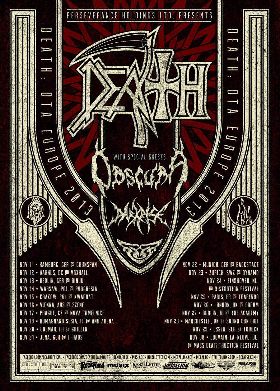 DEATH (DTA) â€“ Bombastischer Tourstart, zwei weitere Shows ausverkauft!