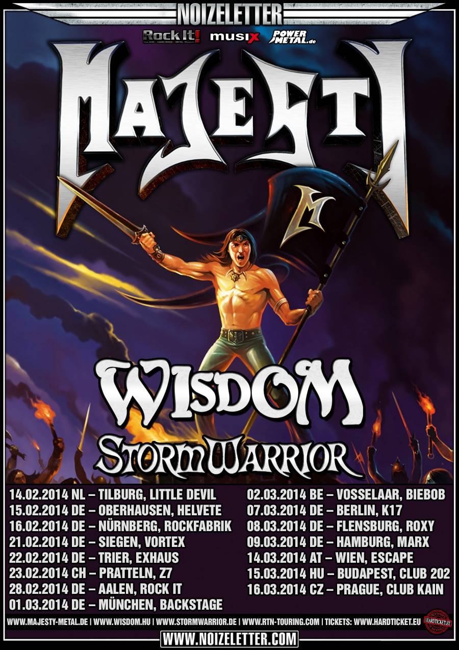 MAJESTY â€“ hoch die Banner auf Headliner-Tour!