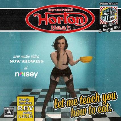 REVEREND HORTON HEAT PREMIERES NEW MUSIC VIDEO (11/12)