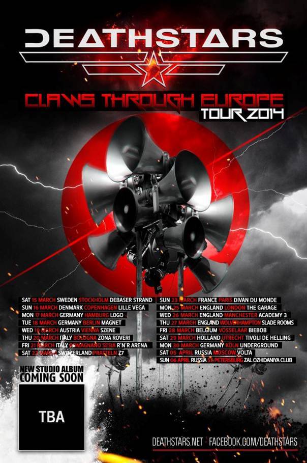 DEATHSTARS â€“ kÃ¼ndigen Europatour an!
