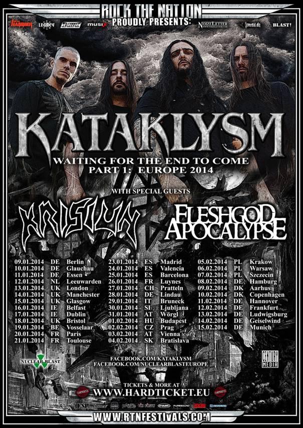 KATAKLYSM â€“ kÃ¼ndigen Welttournee an!