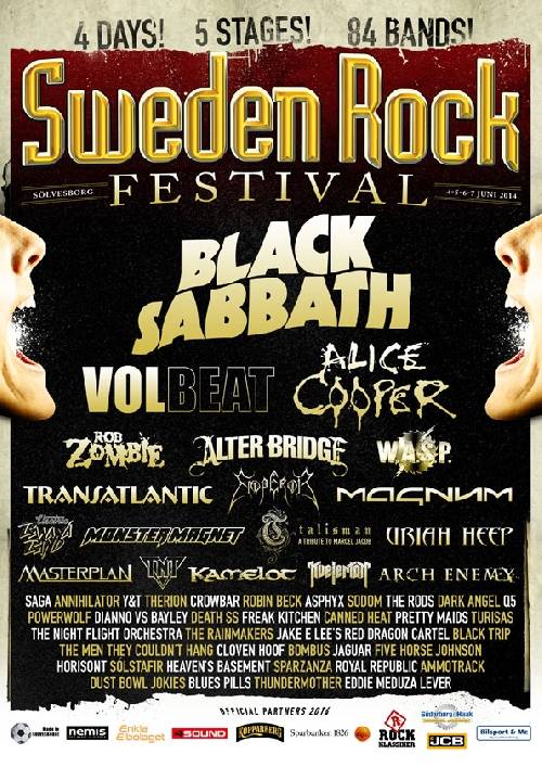 SWEDEN ROCK FESTVAL 2014 – line up aktualisiert