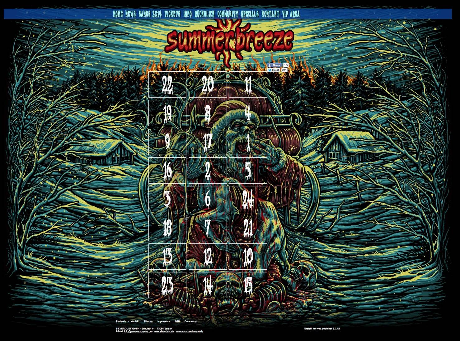 summerbreeze – machine head und adventskalender