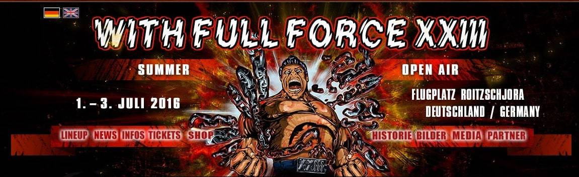 with full force – aktuelles lineup