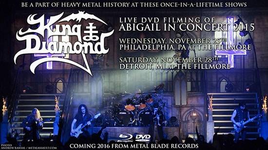 KING DIAMOND holt fans zu videodreh