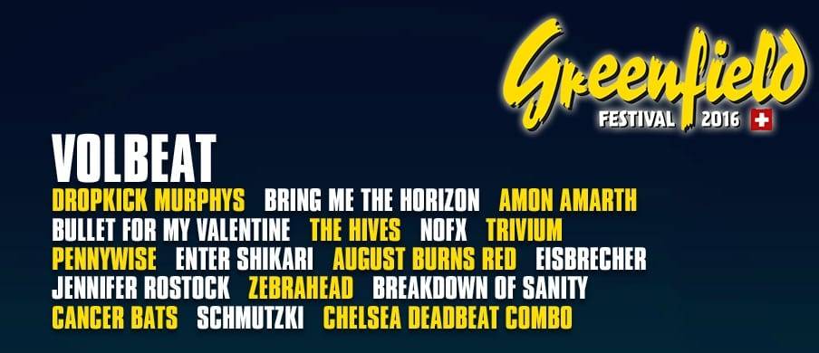 Greenfield Lineup – geiler und geiler