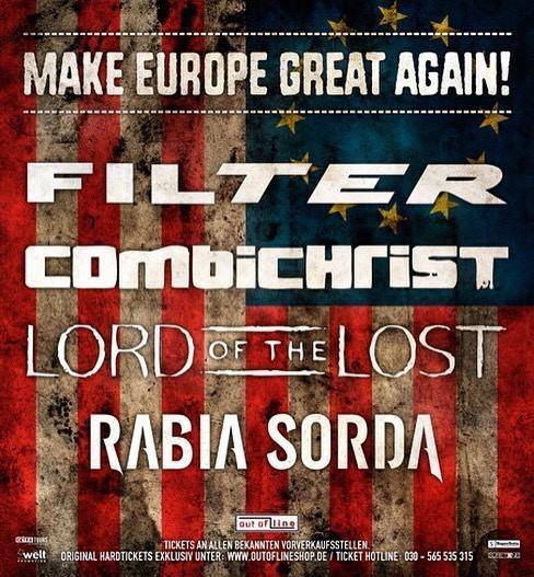 FILTER – MAKE EUROPE GREAT AGAIN! – Tour 2016