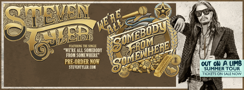 AEROSMITH – Steven Tyler bringt Country-Rock-Album „We’re All Somebody From Somewhere“