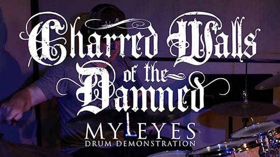 CHARRED WALLS OF THE DAMNEDs Richard Christy mit drum play-through Video zu „My Eyes“