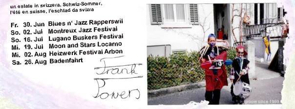 FRANK POWERS auf Tour in der Schweiz