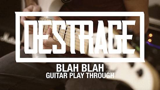 DESTRAGE veröffentlichen guitar play-through zu „Blah Blah“
