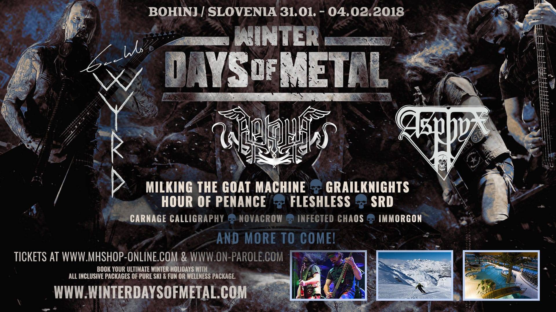 Erste Bands „Winter Days Of Metal“ – Festival geht in die zweite Runde