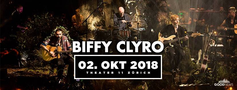 BIFFY CLYRO – leise Töne in Zürich