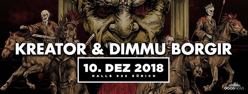 KREATOR und DIMMU BORGIR in ZÜRICH