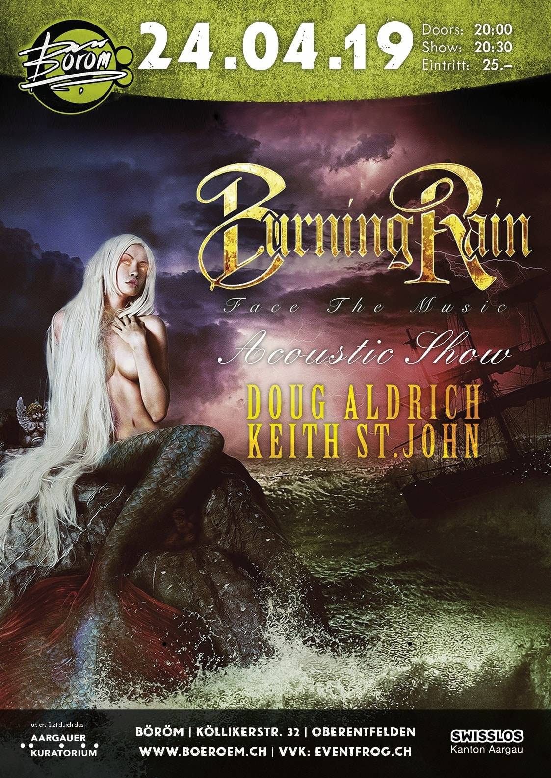 Burning Rain – Acoustic Show I Support: Soul Madison