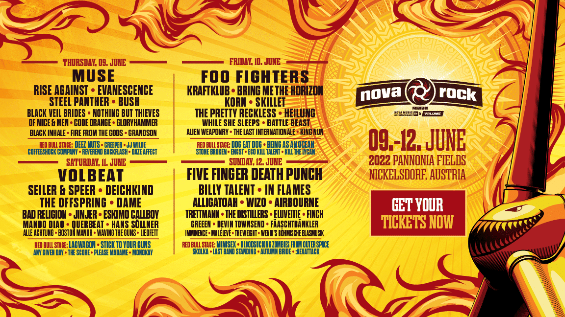 NOVA ROCK – Redbull Stage ist ein Tsunami!