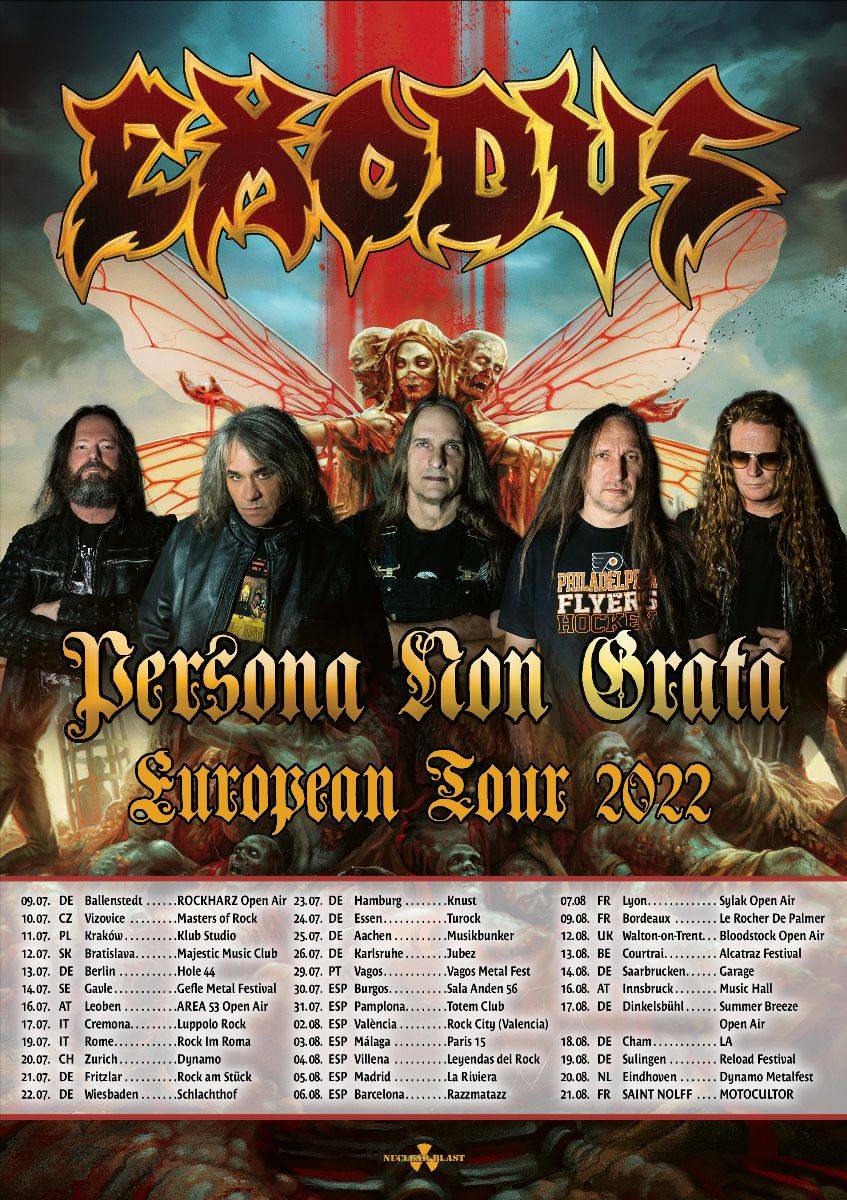EXODUS auf Tour