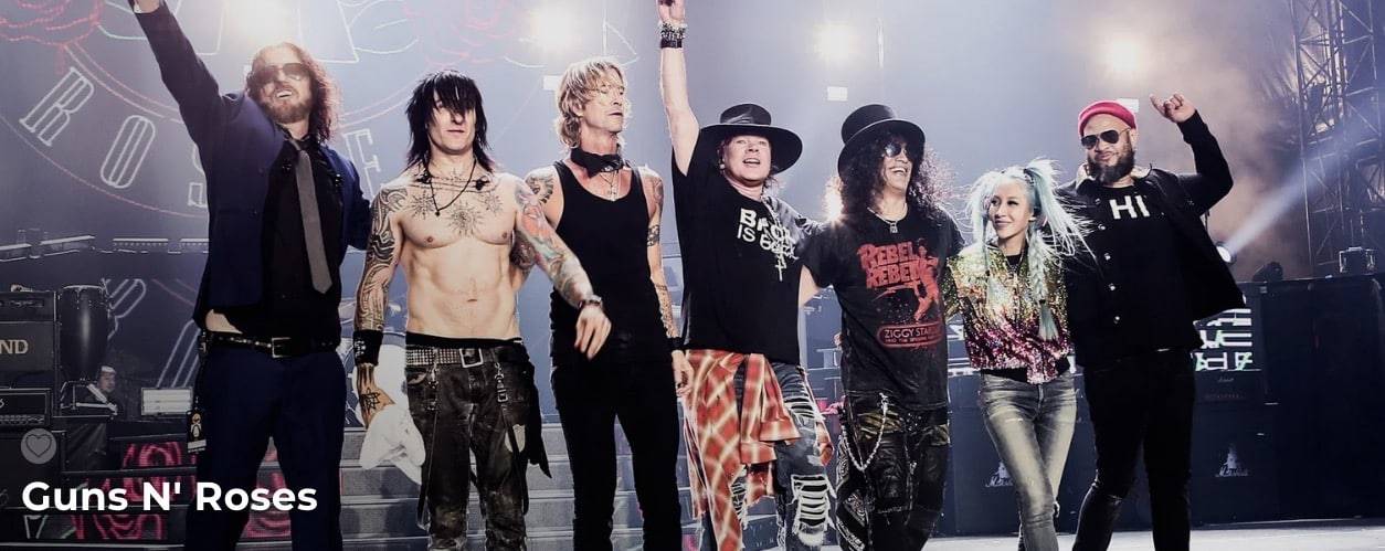 Die GUNNERS sind zurück – GUNS’N’ROSES in der Bernexpo