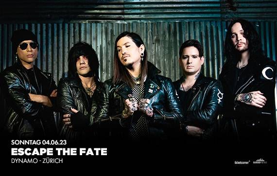 ESCAPE THE FATE im Juni in Zürich