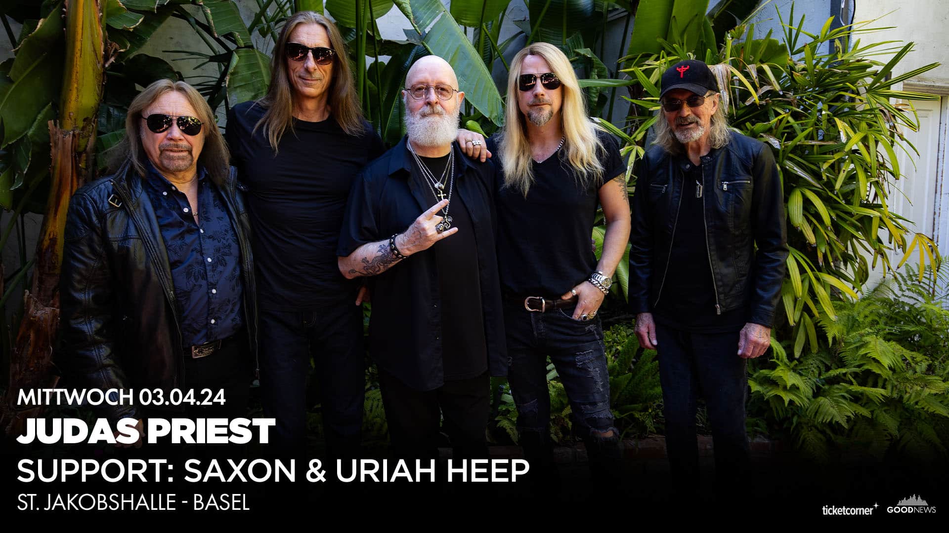ROCKNEWS präsentiert: JUDAS PRIEST, SAXON & URIAH HEEP