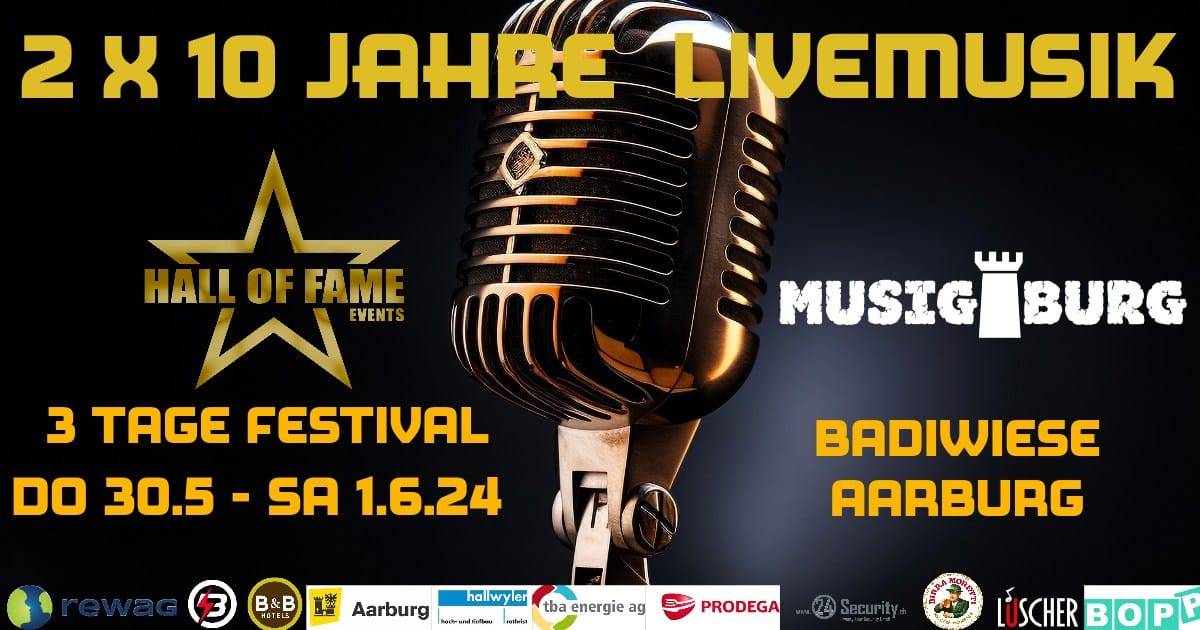 HALL OF FAME und MUSIGBURG feiern…