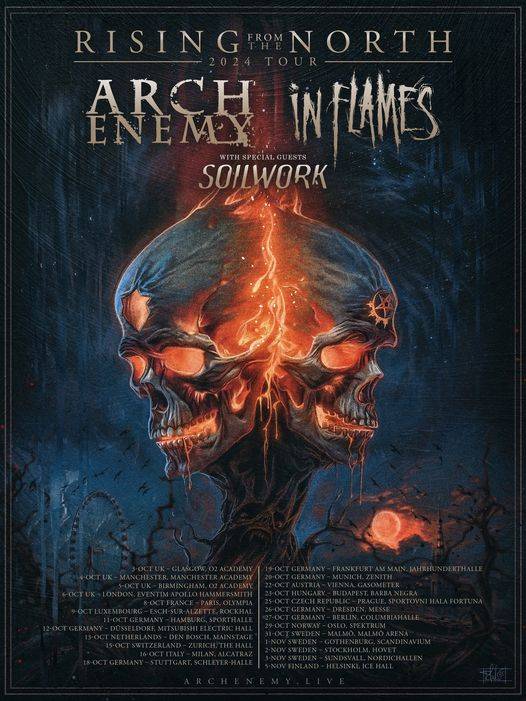 Leider geil! ARCH ENEMY, SOILWORK und IN FLAMES gemeinsam auf Tour!