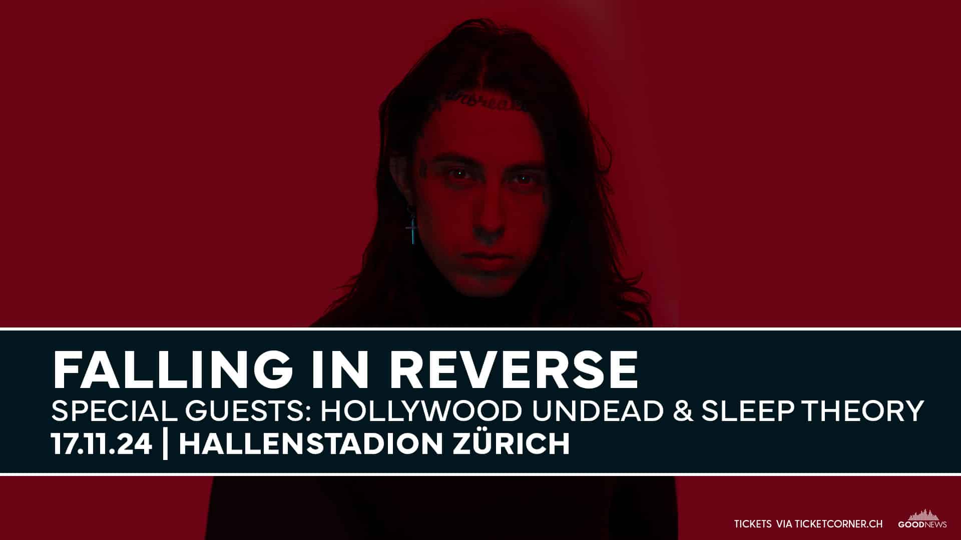 FALLING IN REVERSE neu im Hallenstadion