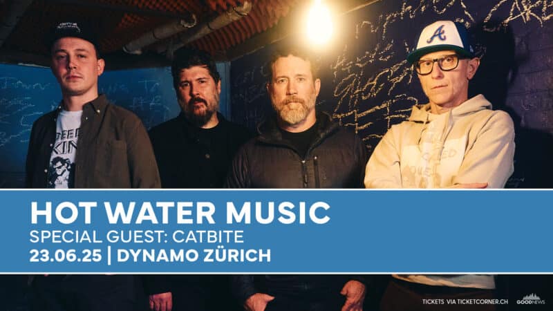 Rocknews präsentiert HOT WATER MUSIC im Dynamo – Ticketverlosung