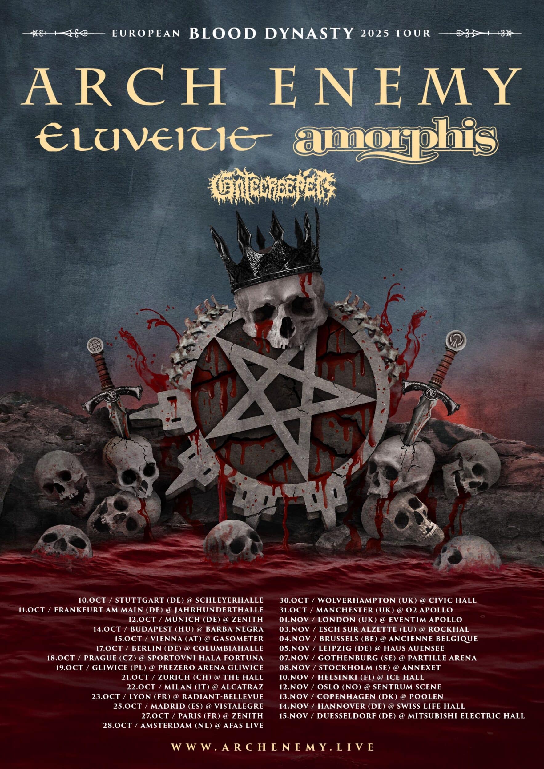 ARCH ENEMY in The Hall