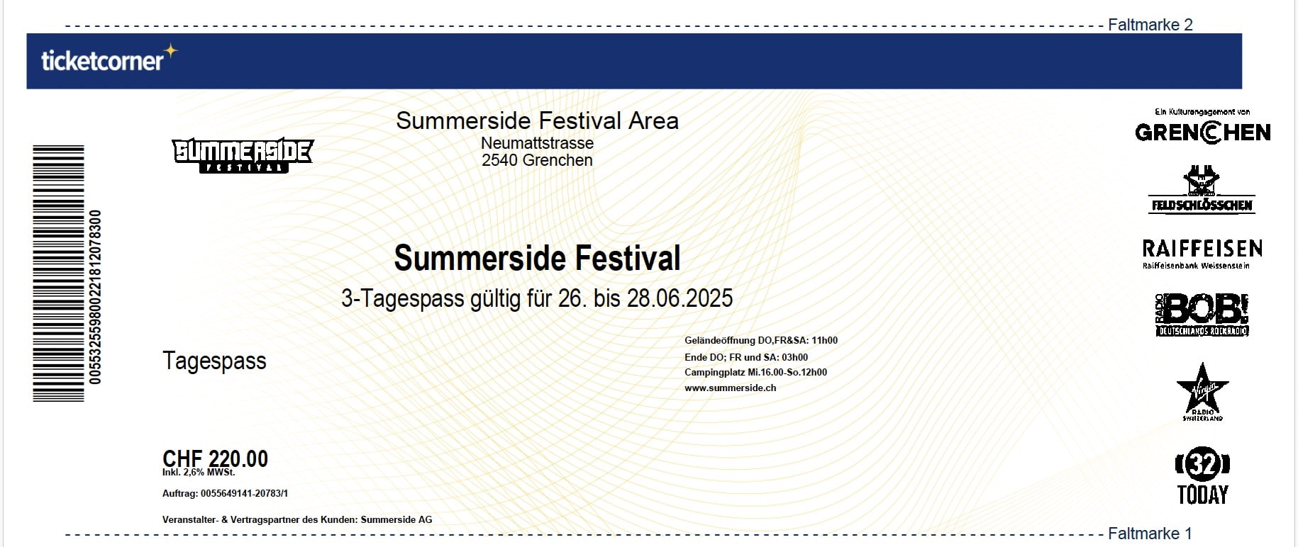ROCKNEWS presents SUMMERSIDE – die Tickets sind los!